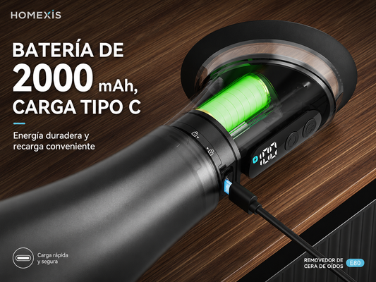 Lavadora eléctrica para limpieza de oídos