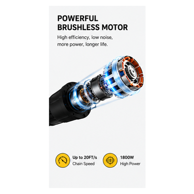 20V Cordless Pole Saw with Telescopic Extension
