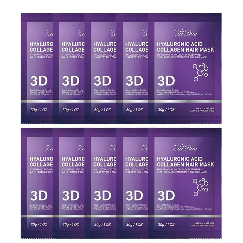 3D collagen hair mask (pack of 5pcs)