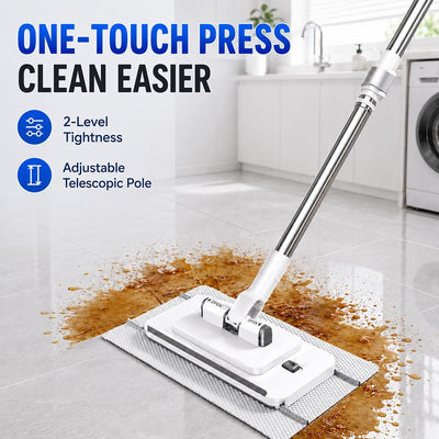 Extendable Telescopic Disposable Flat Clip Mop