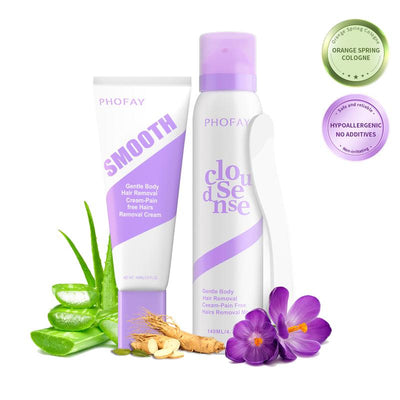 Crema depilatoria sin dolor para la zona del bikini