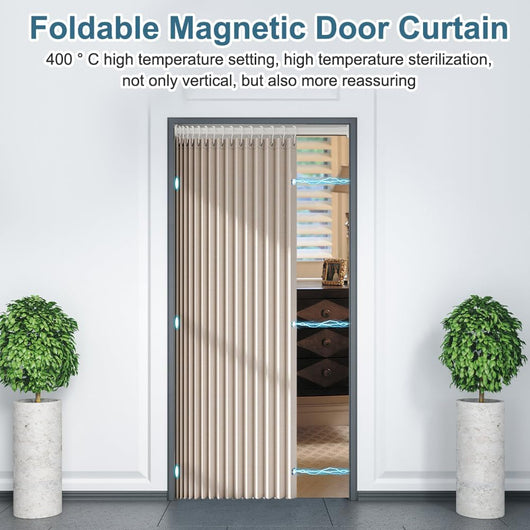No Drilling Door Curtain