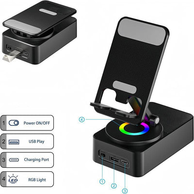 Soporte para teléfono 5 en 1