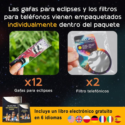 Gafas Eclipse Solar Homologadas
