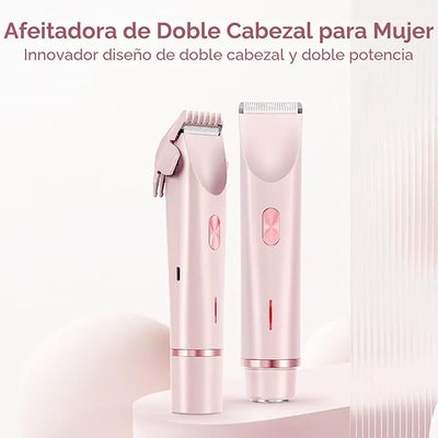 Afeitadora eléctrica para mujer de 2 en 1