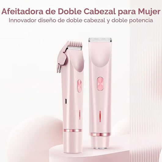 Afeitadora eléctrica para mujer de 2 en 1