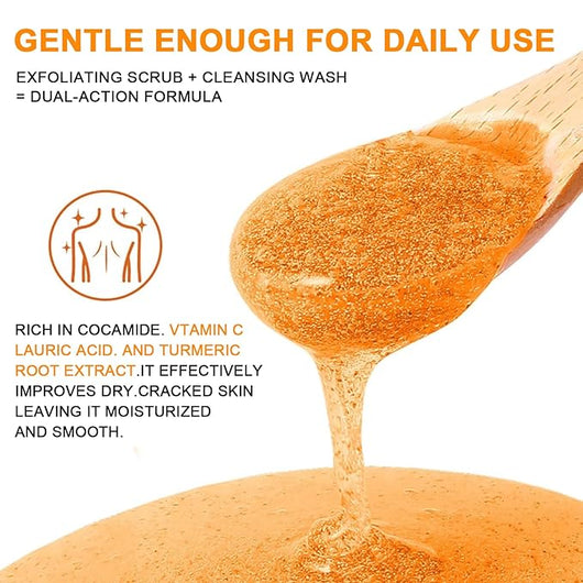 Gel de baño con vitamina C y cúrcuma de naranja