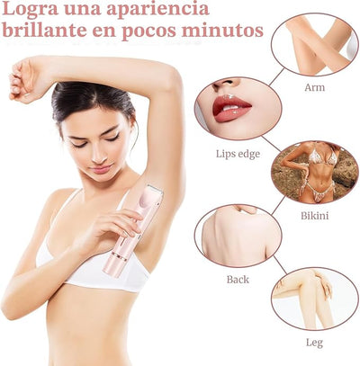 Afeitadora eléctrica para mujer de 2 en 1