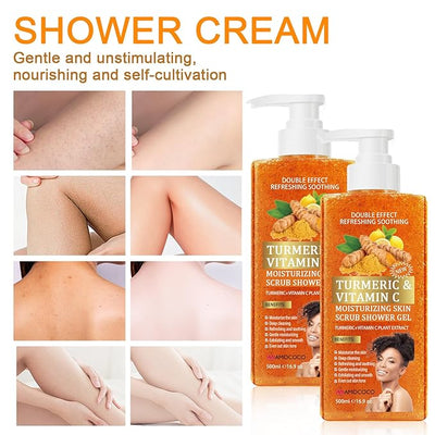 Gel de baño con vitamina C y cúrcuma de naranja