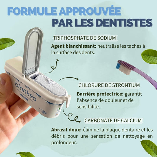 Blankea Poudre de blanchiment des dents Pro