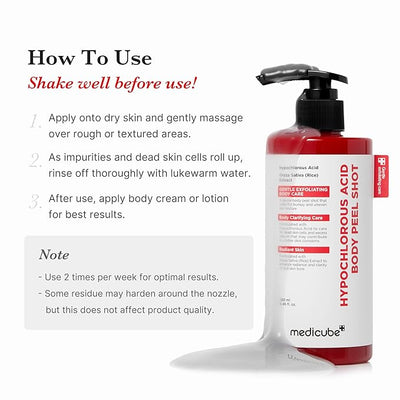 Body Peel Shot à l'Acide Hypochloreux