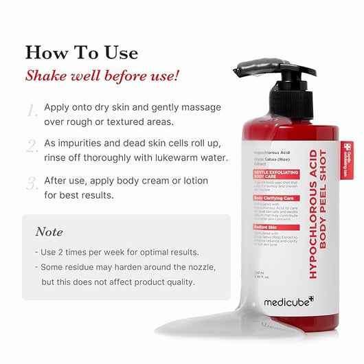 Body Peel Shot à l'Acide Hypochloreux