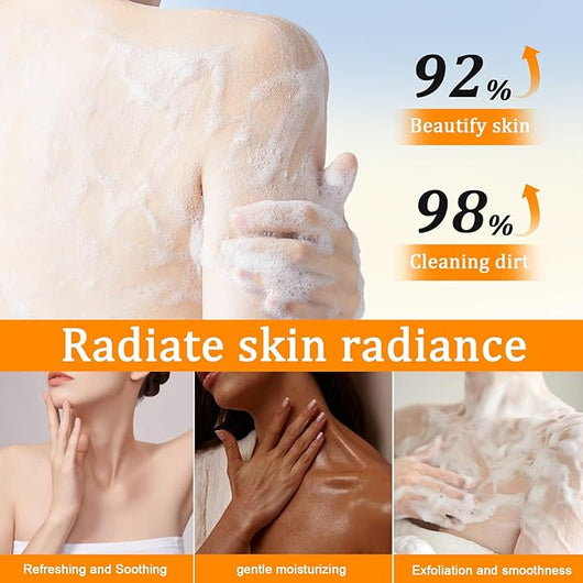 Gel de baño con vitamina C y cúrcuma de naranja