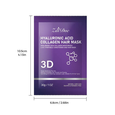 Mascarilla capilar de colágeno 3D (paquete de 5 unidades)