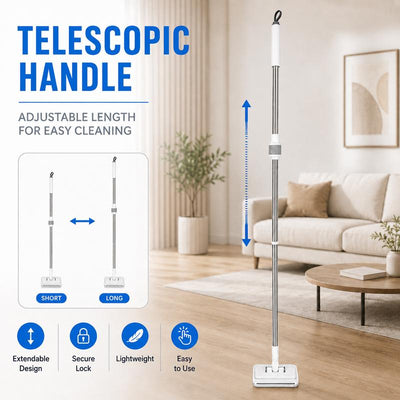 Extendable Telescopic Disposable Flat Clip Mop