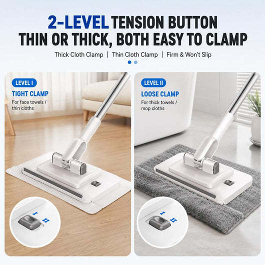 Extendable Telescopic Disposable Flat Clip Mop