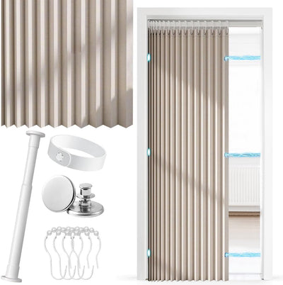 No Drilling Door Curtain