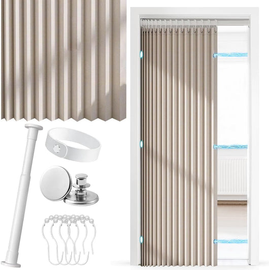 No Drilling Door Curtain
