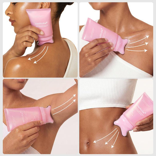 Crema para arrugas del cuello con PDRN y colágeno (con aplicador Gua Sha)