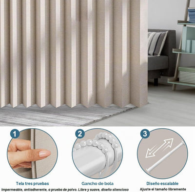 No Drilling Door Curtain