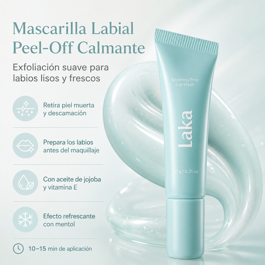 Máscara de labios calmante