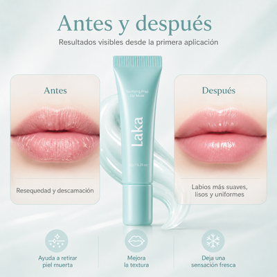 Máscara de labios calmante