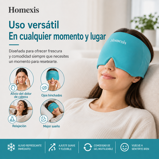 Máscara de refrigeración, gorro de enfriamiento