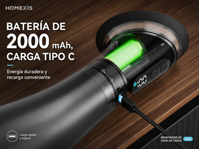 Lavadora eléctrica para limpieza de oídos
