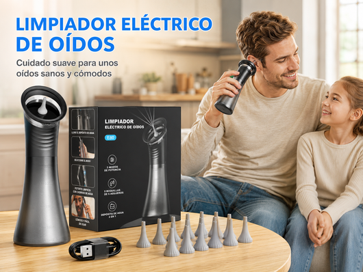 Lavadora eléctrica para limpieza de oídos