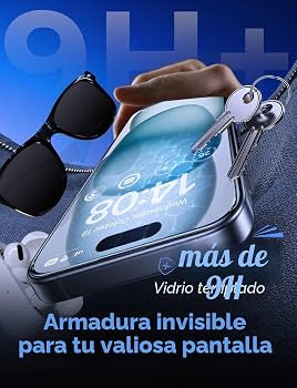Protector de pantalla HD transparente para iPhone 16 Pro/iPhone 17