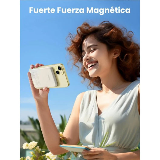 Ugreen PowerBank con Carga Inalámbrica Magsafe 5000mAh Beige