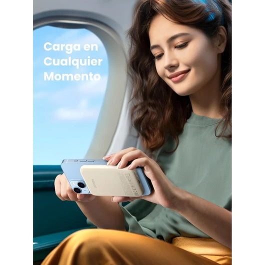 Ugreen PowerBank con Carga Inalámbrica Magsafe 5000mAh Beige