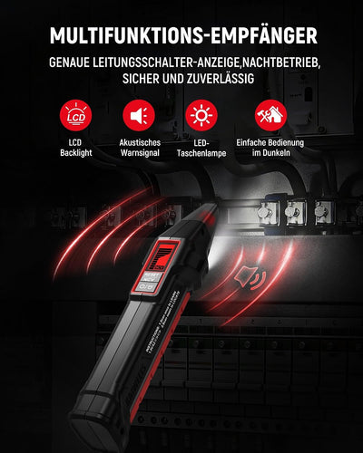 Sicherungsfinder-Set mit 2,2-Zoll-LCD-Display