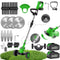 3-in-1 Cordless Weed Trimmer & Lawn Mower