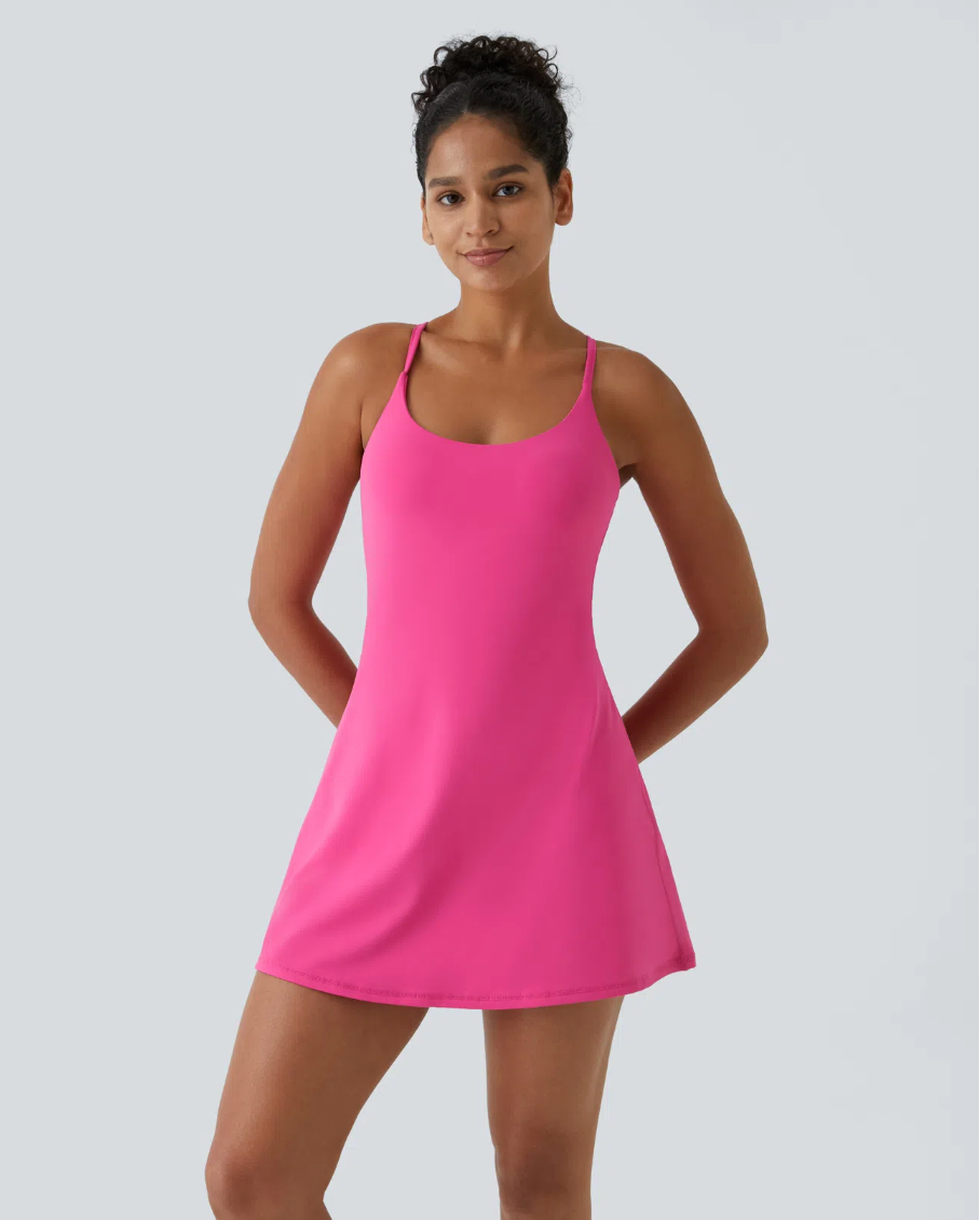 Backless Active Dress-Easy Peezy
