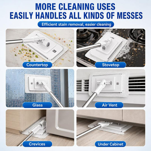 Extendable Telescopic Disposable Flat Clip Mop