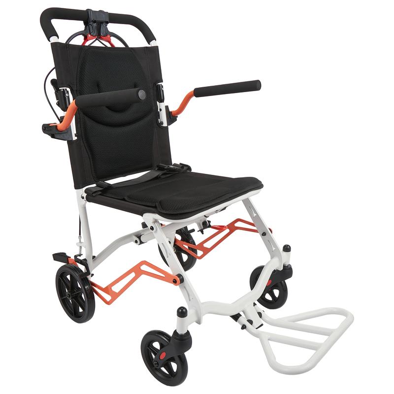 Lightweight Folding Transport Wheelchair