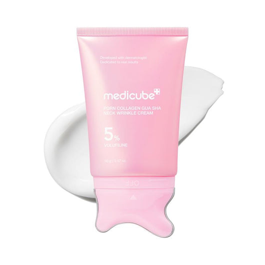 Crema para arrugas del cuello con PDRN y colágeno (con aplicador Gua Sha)