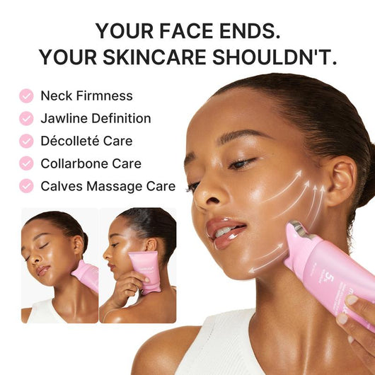 Crema para arrugas del cuello con PDRN y colágeno (con aplicador Gua Sha)