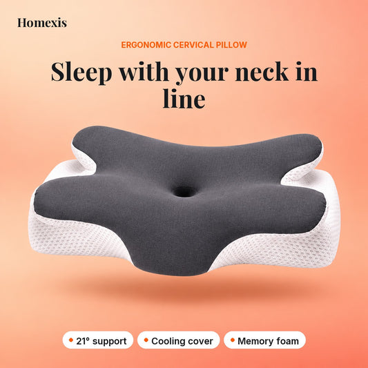 Homexis ergonomic cervical pillow