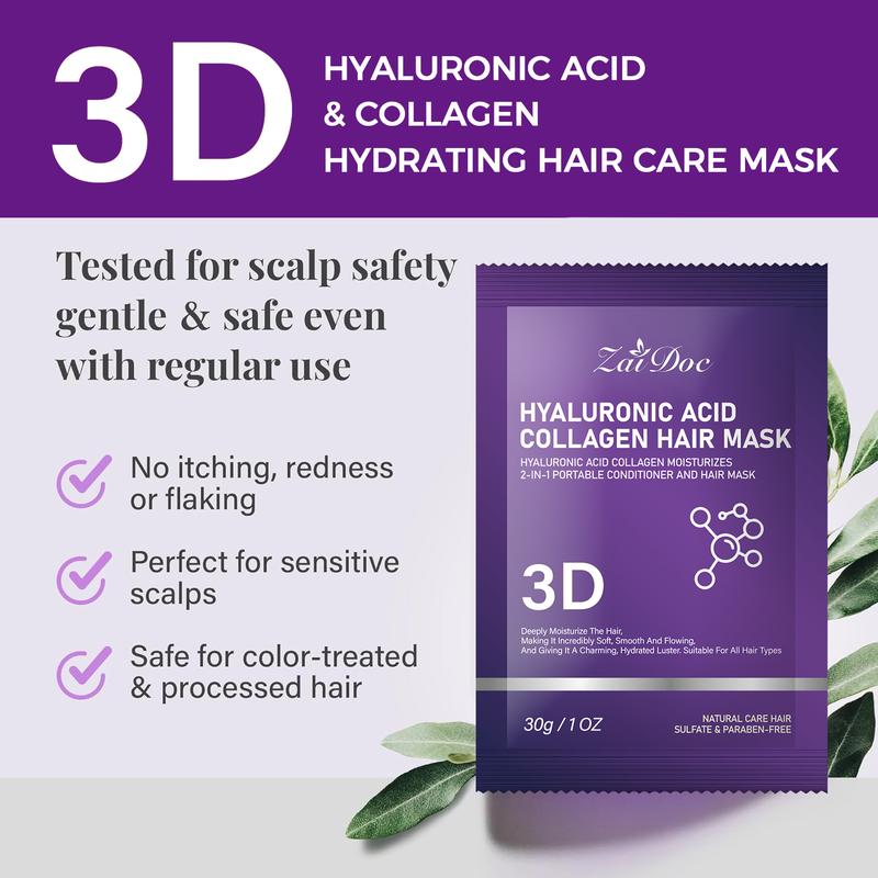 3D collagen hair mask (pack of 5pcs)