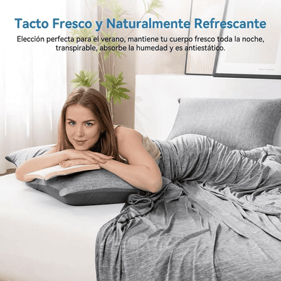 Refrescante, suave, ligero y transpirable por ambos lados. 125x150 cm